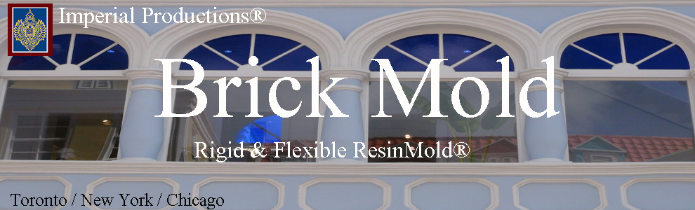 Brickmold for doors and windows, straight and arched