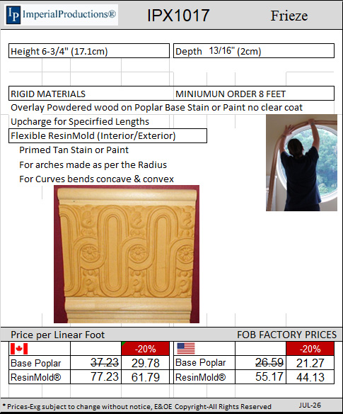 IPX1017 Frieze