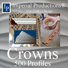 Crown moulding collections over 500 profiles straight, curved and arched