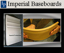 Imperial Productions Baseboards 2" to 12" High Rigid and Flexible ResinMold
